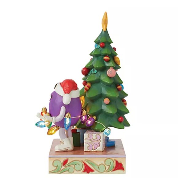 M&M'S by Jim Shore M&M'S Purple/Red Character Tree - Picture 3 of 7